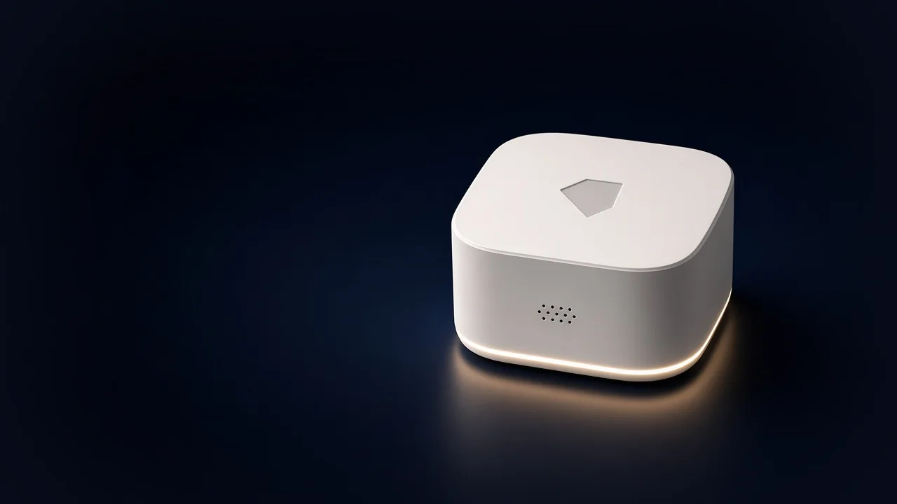 The Core hub glowing on a dark navy stage.